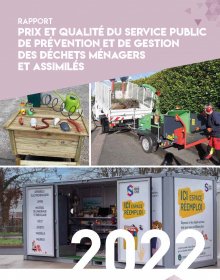 Couverture Rapport de prévention et de gestion des déchets et assimilés 2020